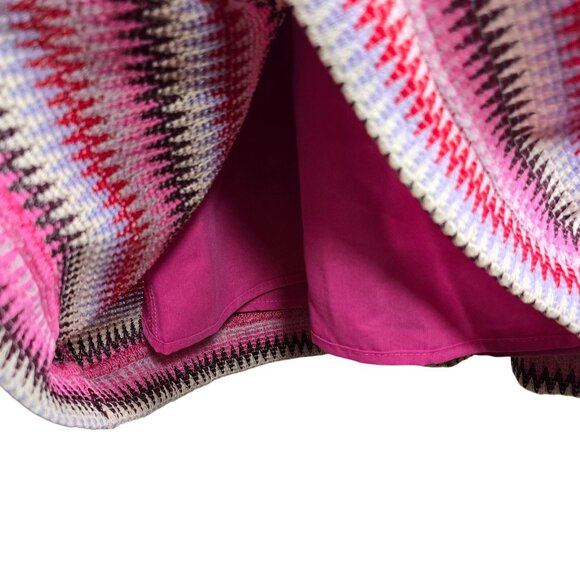 Tuckernuck Midi Zigzag Knit Stripe Crawford Dress Flutter Sleeves XXXL NWT - Picture 8 of 9